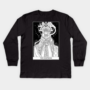 Tarot - The Empress Kids Long Sleeve T-Shirt